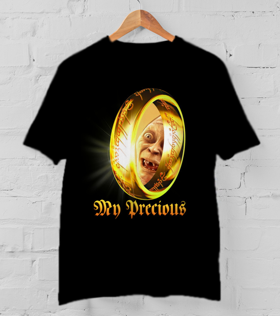 Lord Of The Rings My Precious Ring Gollum Reflection T-Shirt