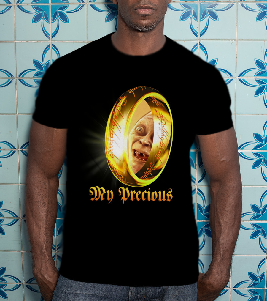 Lord Of The Rings My Precious Ring Gollum Reflection T-Shirt