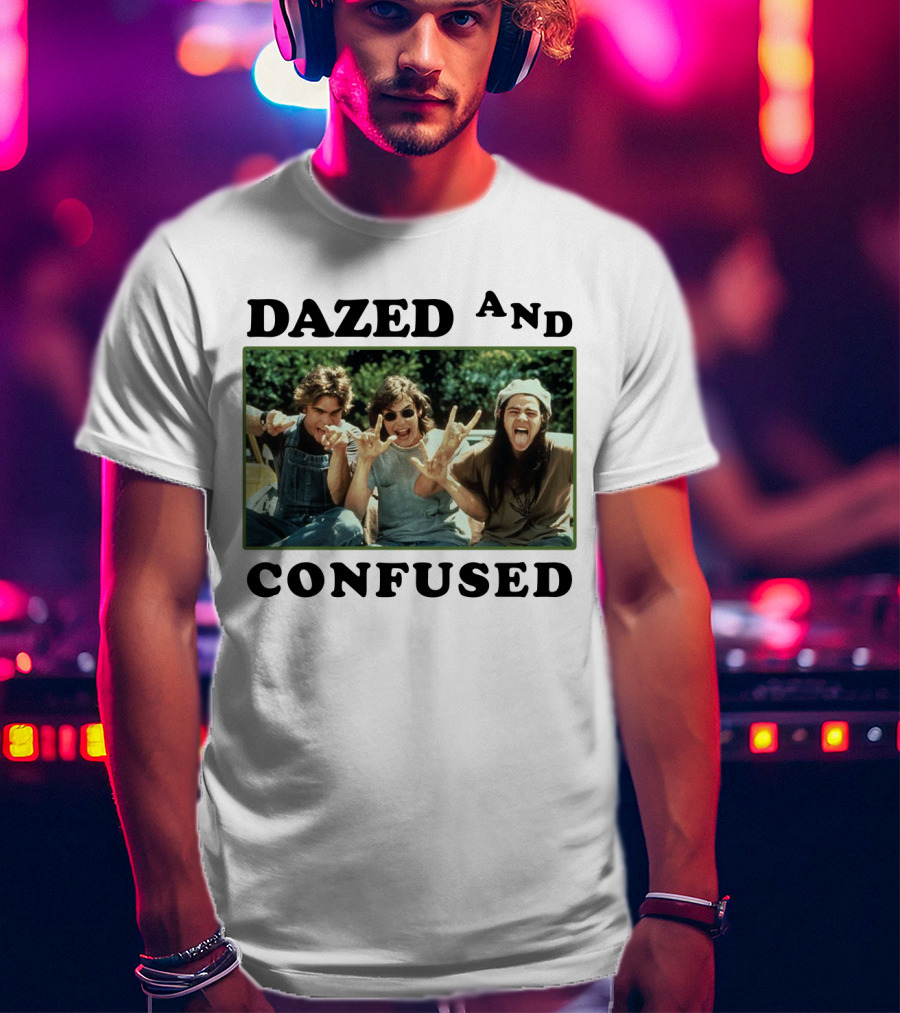 Dazed And Confused 1993 Movie Cast Rock Hands Scene T-Shirt