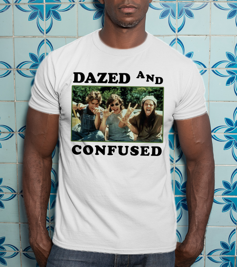 Dazed And Confused 1993 Movie Cast Rock Hands Scene T-Shirt