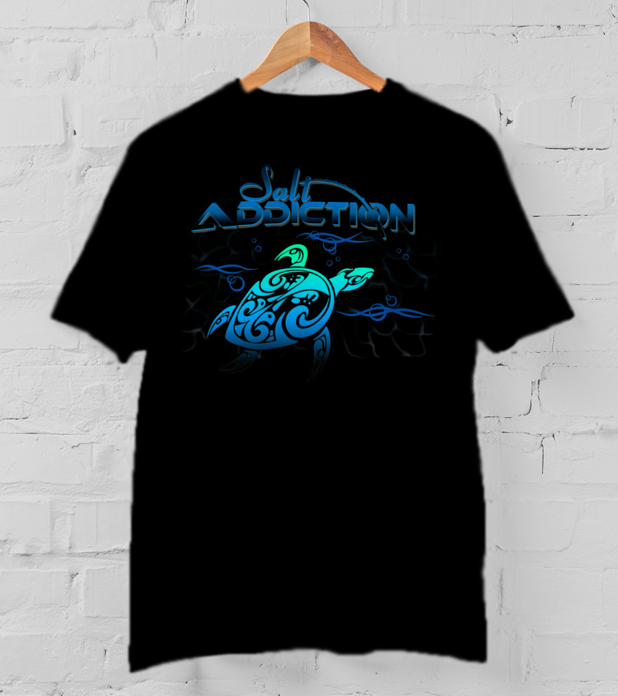 Salt Addiction Turtle Ocean Waves T-Shirt