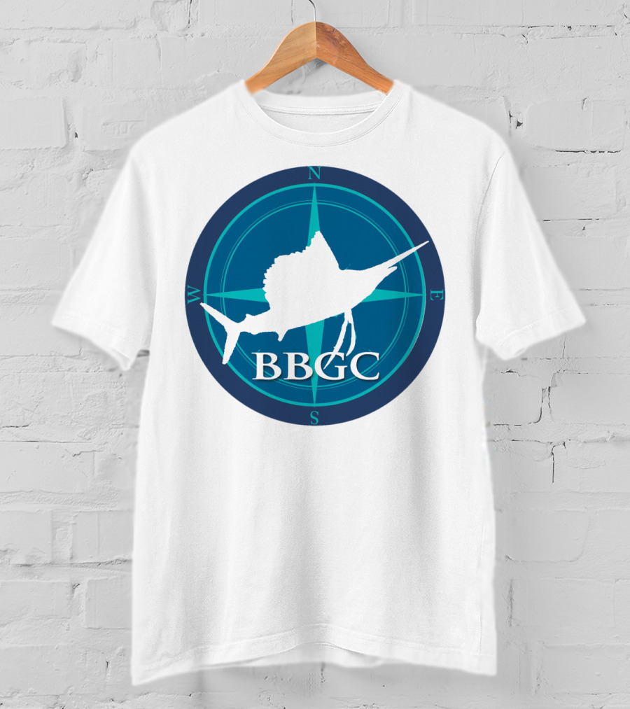 Bimini Big Game Club BBGC Sailfish Compass T-Shirt