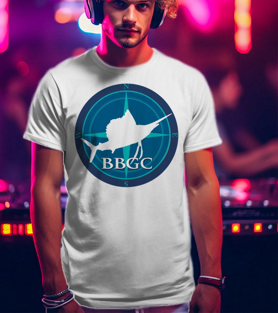 Bimini Big Game Club BBGC Sailfish Compass T-Shirt