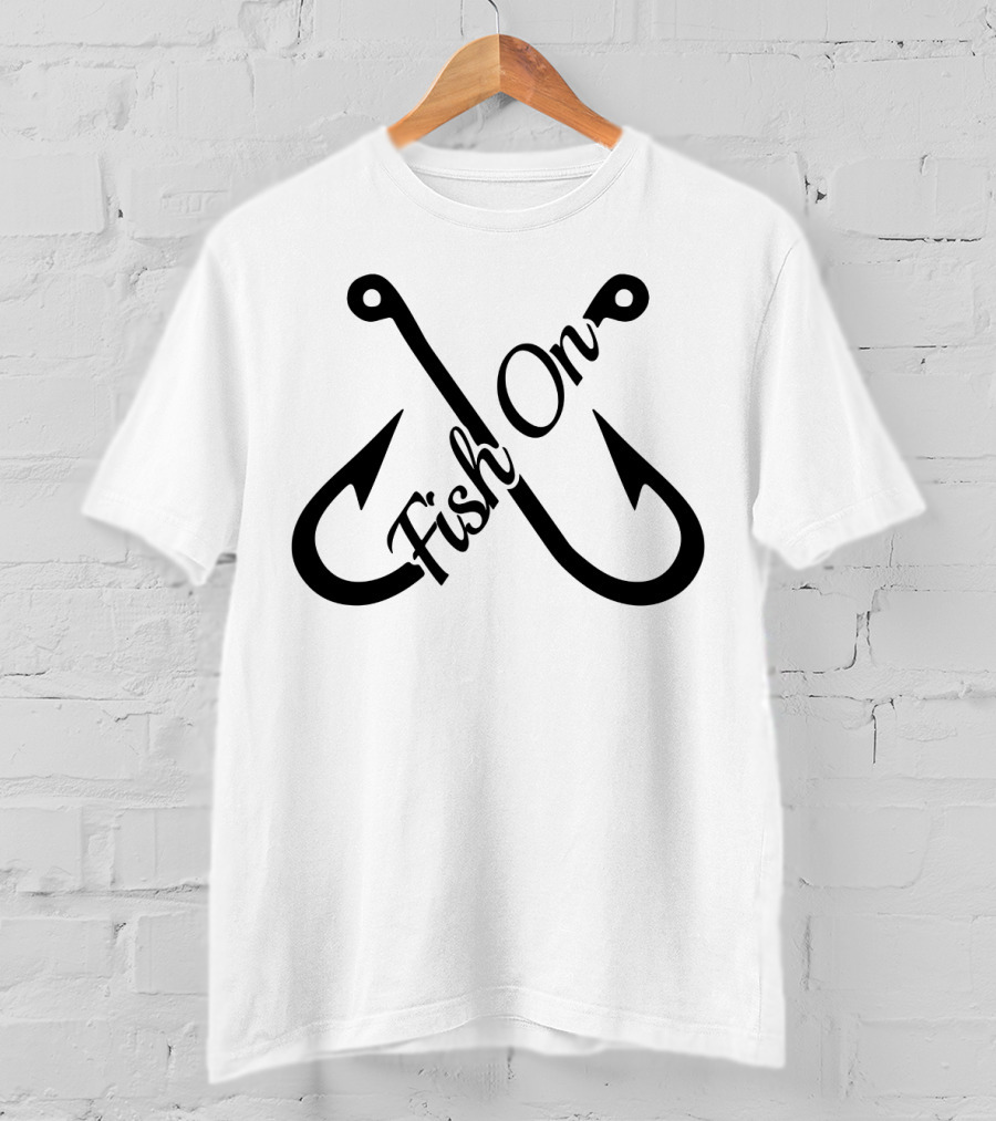 Fish On Hook Crossing T-Shirt