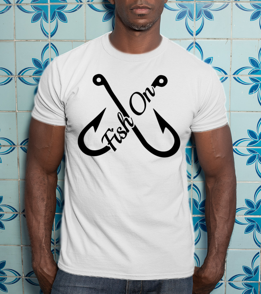 Fish On Hook Crossing T-Shirt