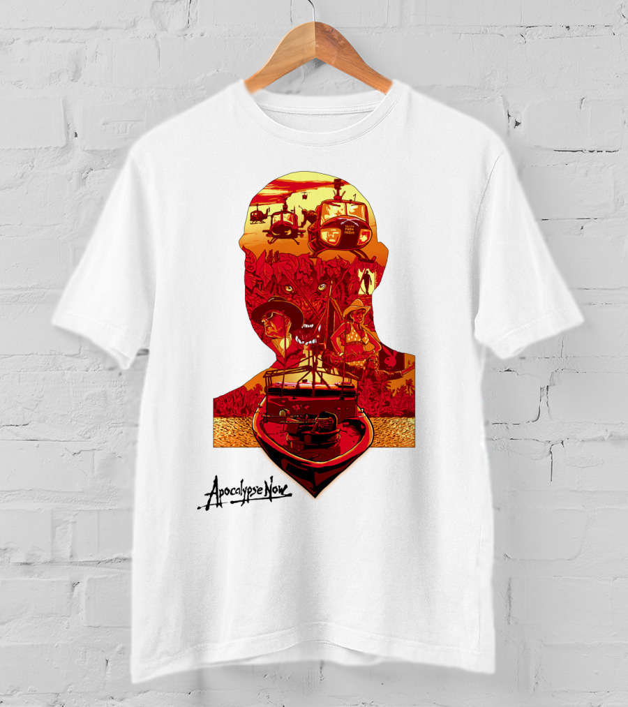 Apocalypse Now Graphic With Helicopters And Boat T-Shirt