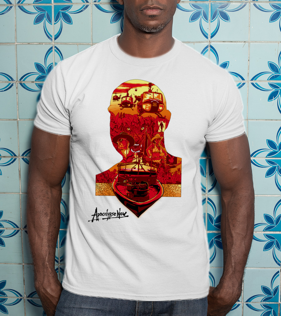 Apocalypse Now Graphic With Helicopters And Boat T-Shirt