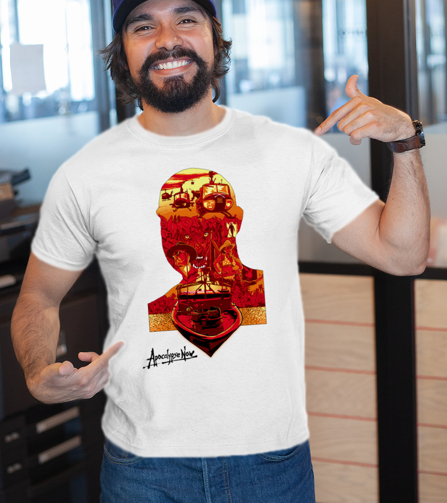 Apocalypse Now Graphic With Helicopters And Boat T-Shirt