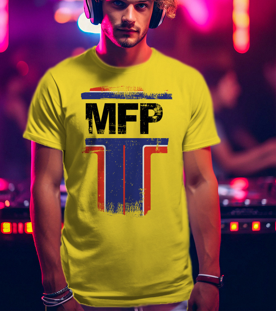Mad Max MFP Main Force Patrol Vintage Logo Ao Vang T-Shirt