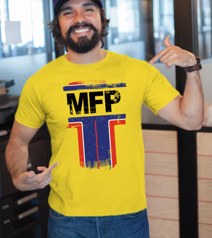 Mad Max MFP Main Force Patrol Vintage Logo Ao Vang T-Shirt