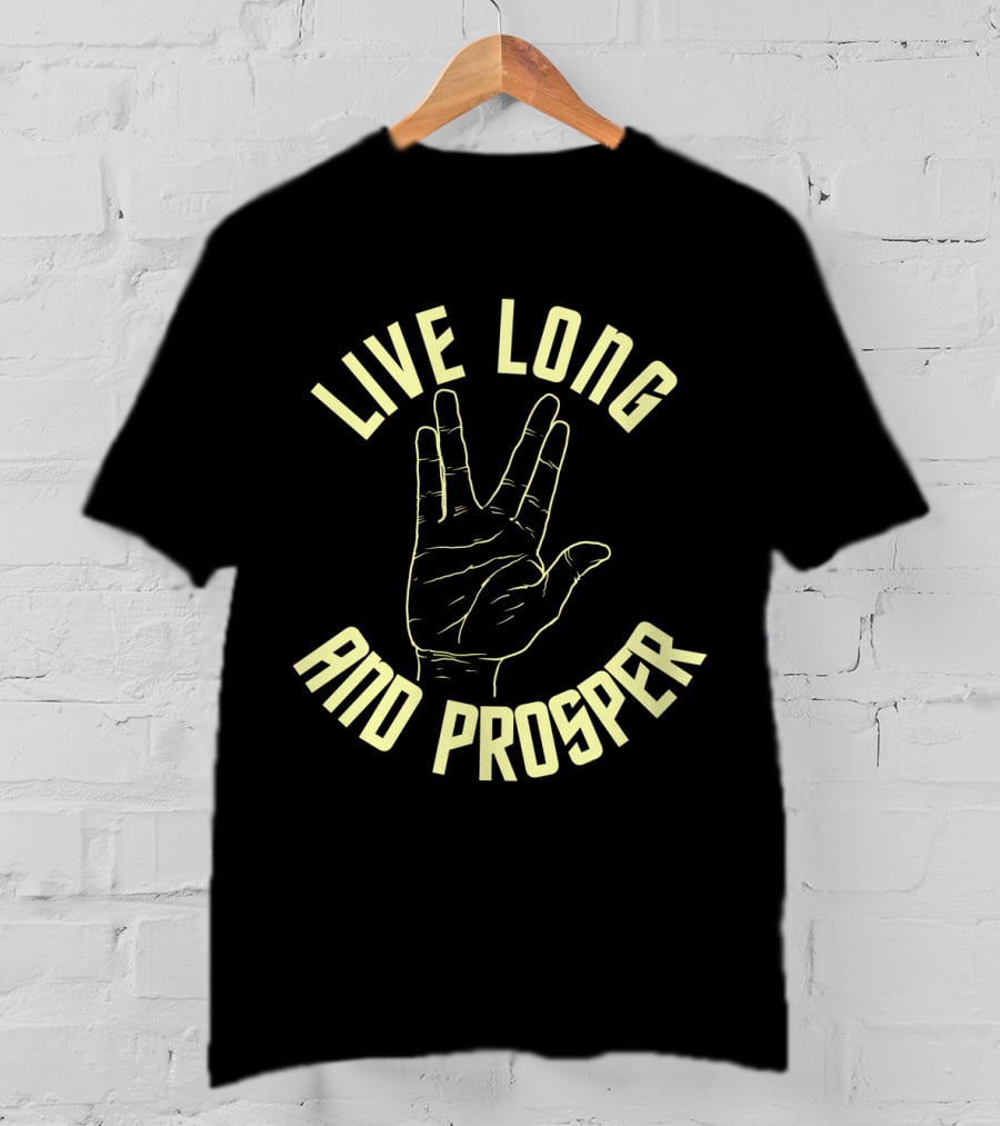 Live Long And Prosper Hand Gesture Star Trek 12 T-Shirt
