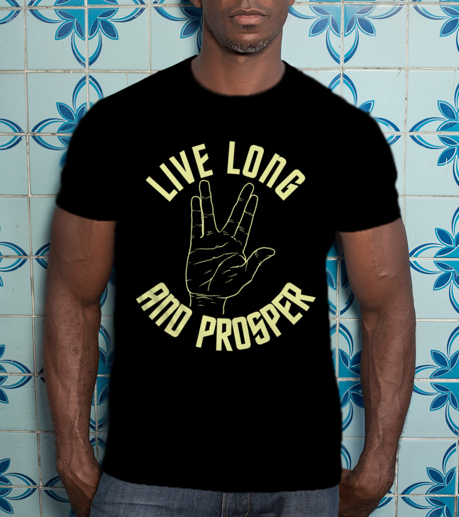 Live Long And Prosper Hand Gesture Star Trek 12 T-Shirt