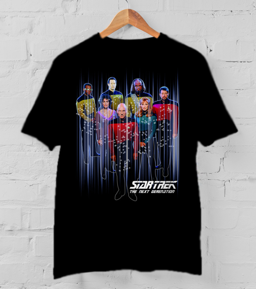 Star Trek The Next Generation Crew Portrait 11 Characters T-Shirt