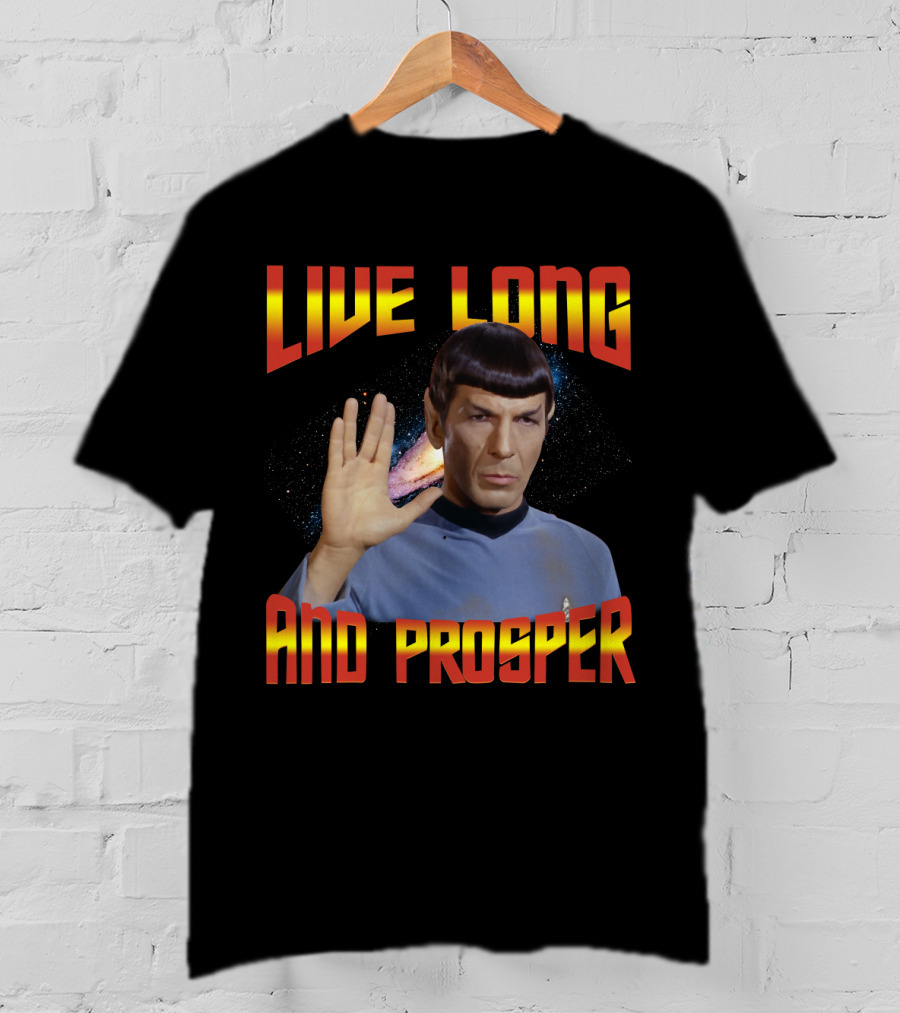 13 Star Trek Spock Live Long And Prosper Hand Gesture T-Shirt