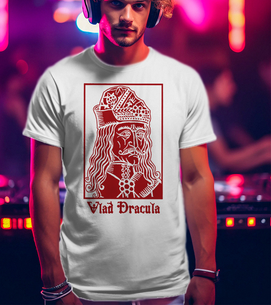 Vlad Dracula Vampire Icon Gothic T-Shirt