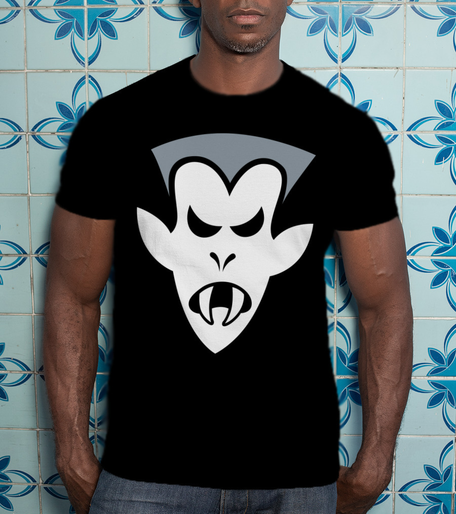 Halloween Angry Vampire Face T-Shirt