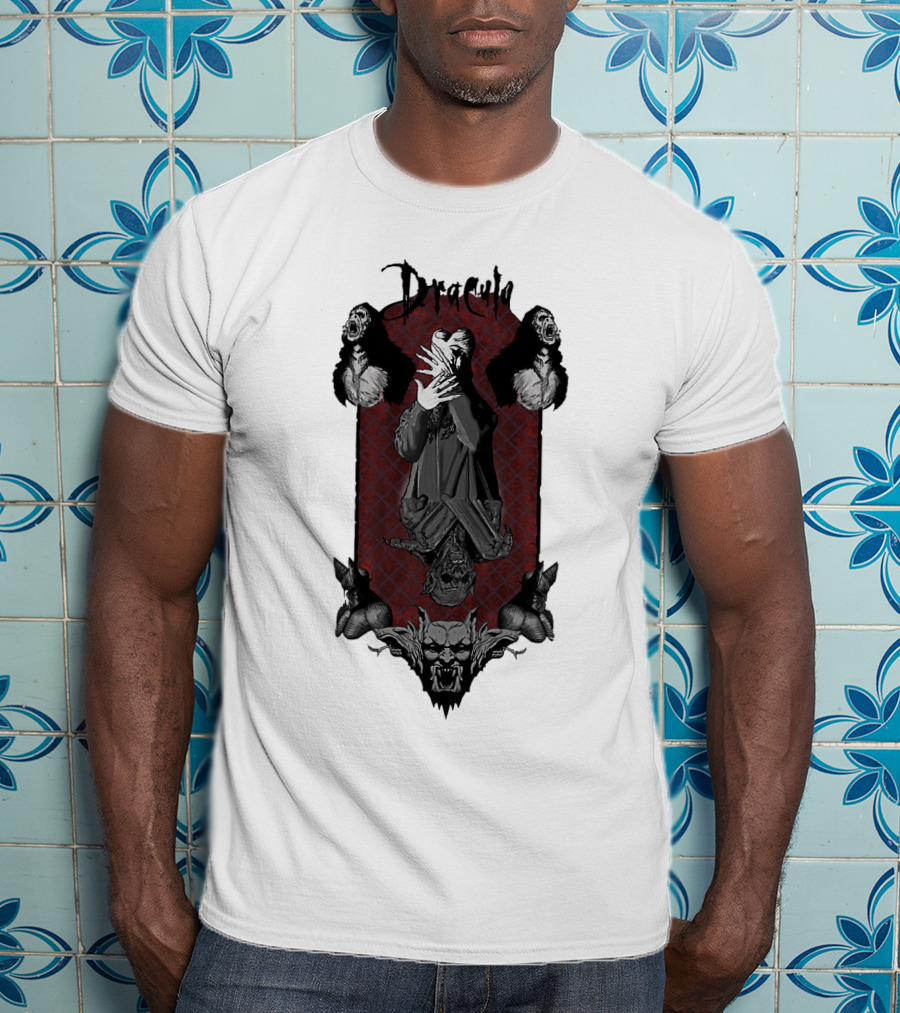 Dracula Vampire Gothic Horror Iconic Imagery T-Shirt