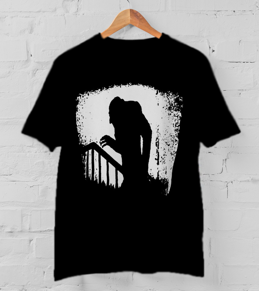 Nosferatu Vintage Horror Silhouette Icon Classic T-Shirt