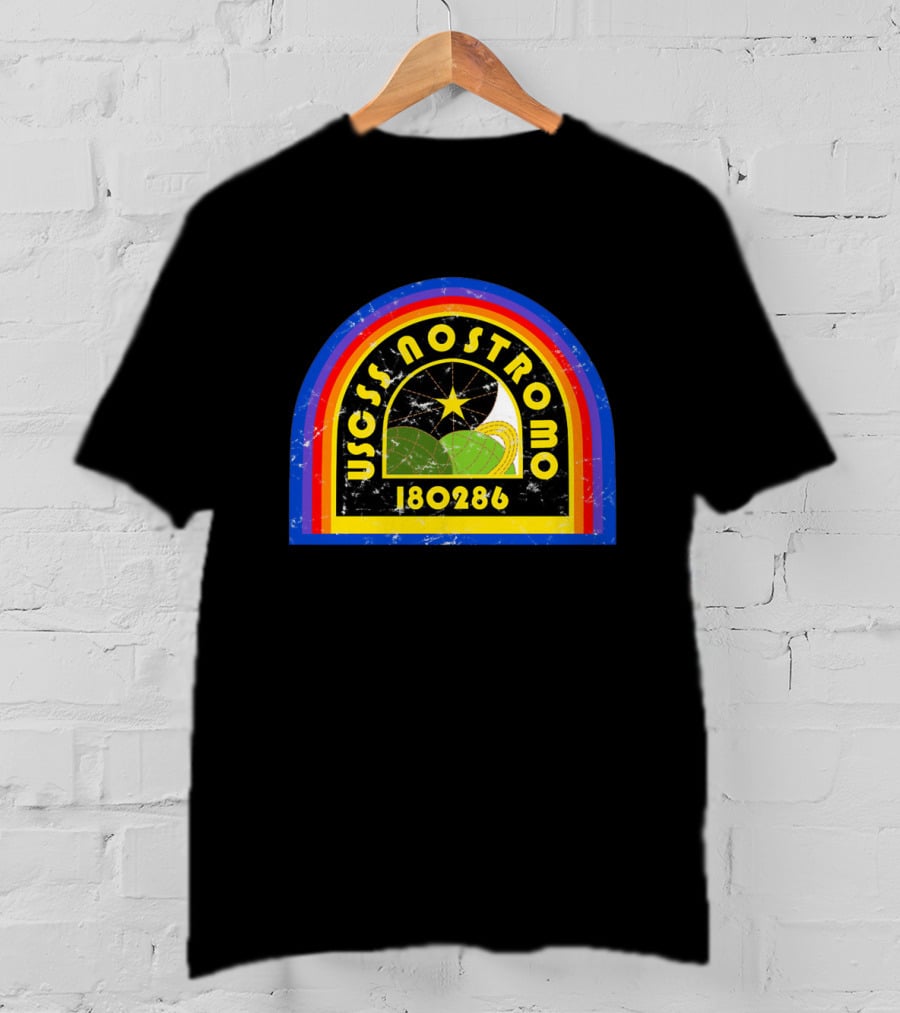 USCSS Nostromo 180286 Retro Space Emblem T-Shirt
