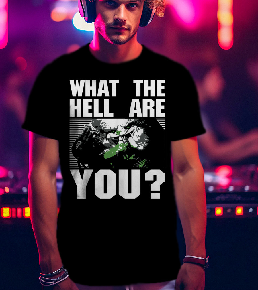 Predator Alien What The Hell Are You? T-Shirt