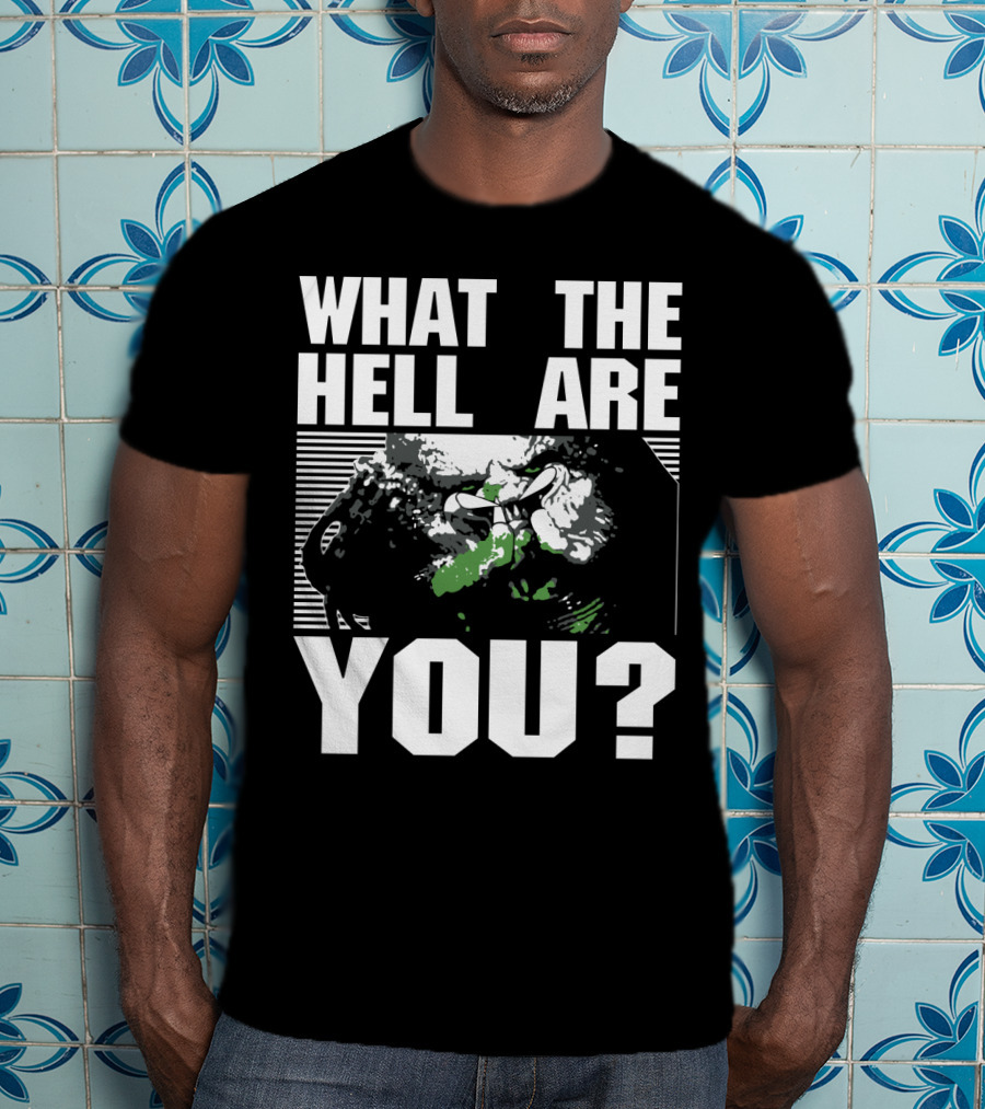 Predator Alien What The Hell Are You? T-Shirt