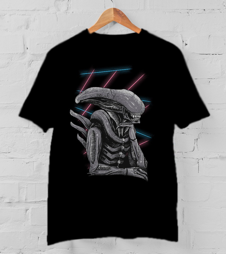 Alien Class Of '86 Retro Neon Vibes T-Shirt