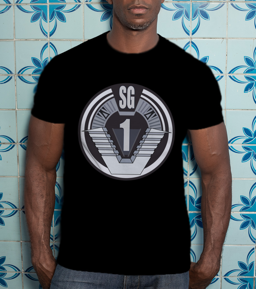 SG1 Roman Numerals Badge T-Shirt