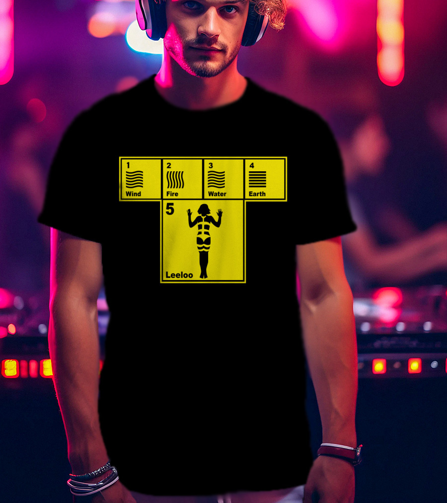 Wind Fire Water Earth Leeloo The Fifth Element T-Shirt