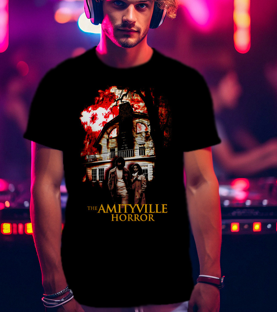 The Amityville Horror 1979 Haunted House Iconic Scene T-Shirt