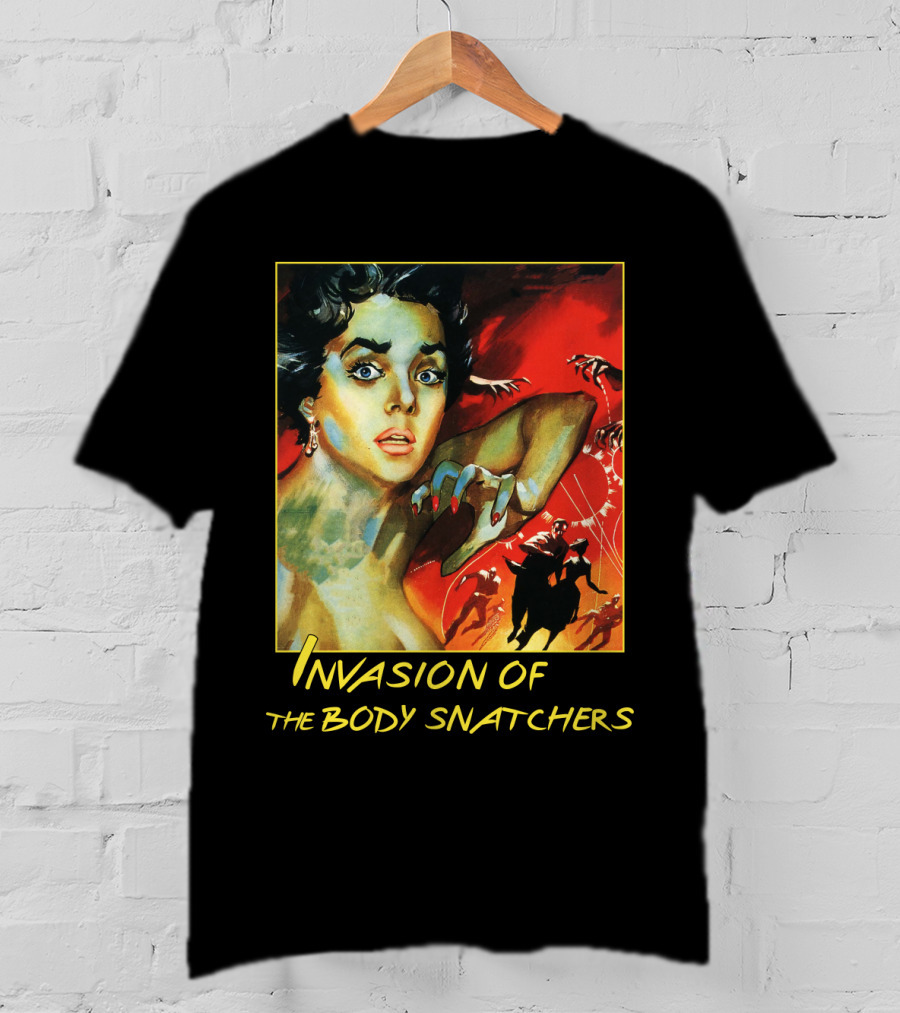Invasion Of The Body Snatchers 1978 Classic Horror Movie Cover T-Shirt
