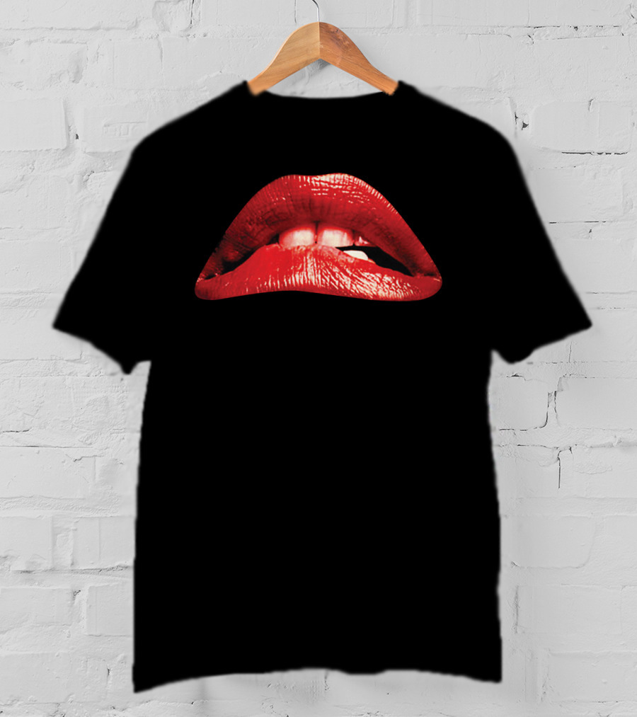 The Rocky Horror Picture Show 1975 Red Lips Iconic Movie T-Shirt