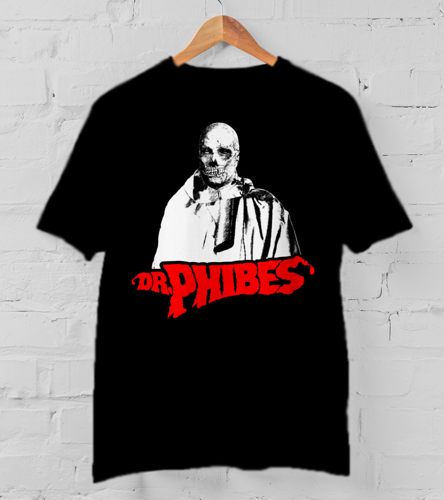 Dr. Phibes Skull Cloak T-Shirt