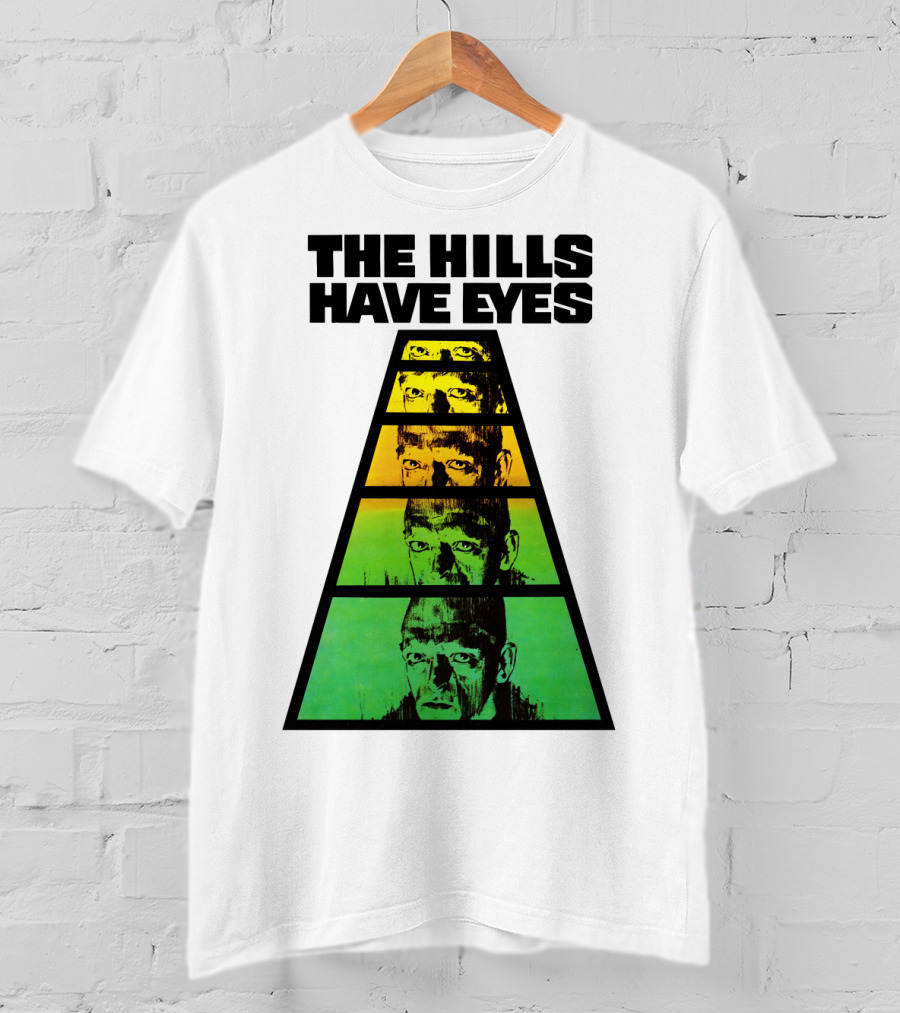 The Hills Have Eyes Retro 1977 Pyramid Faces T-Shirt