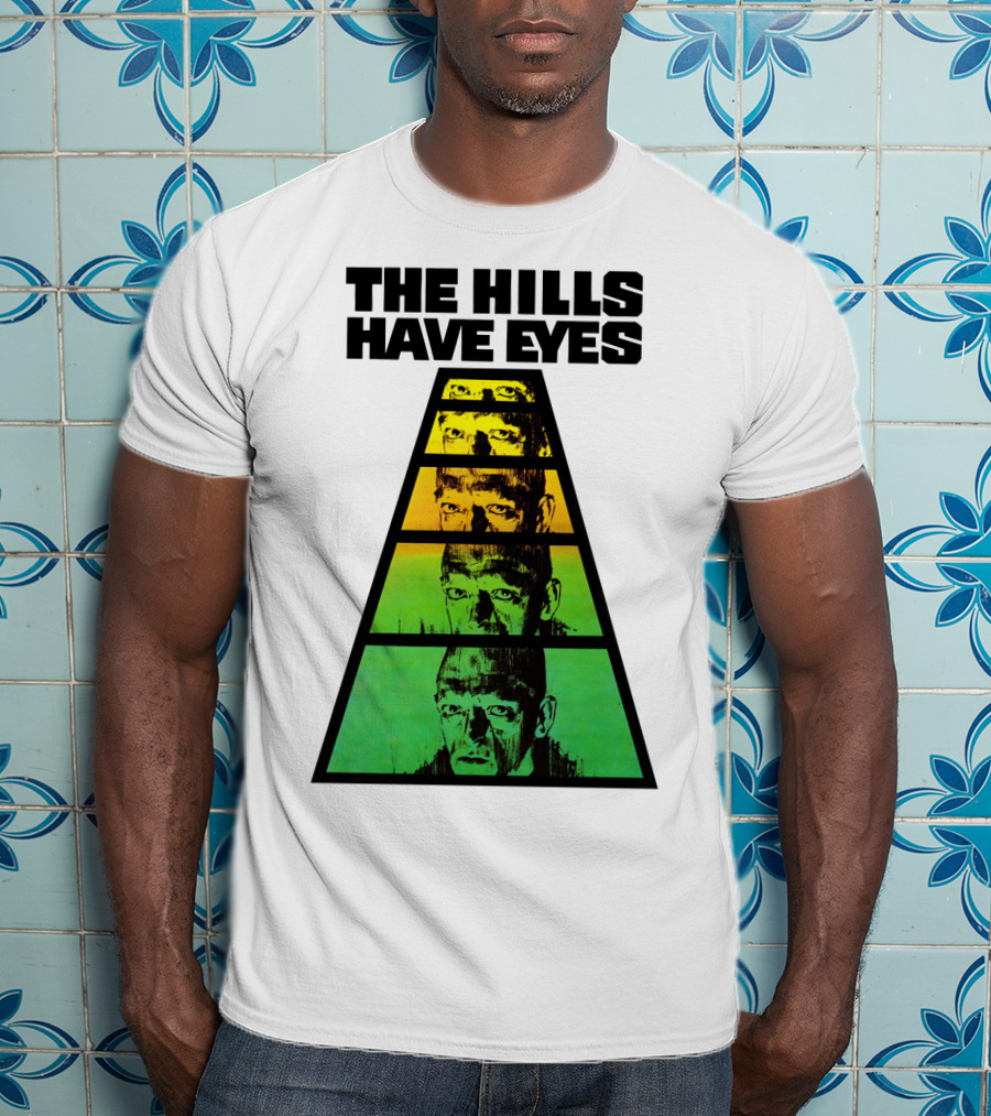 The Hills Have Eyes Retro 1977 Pyramid Faces T-Shirt