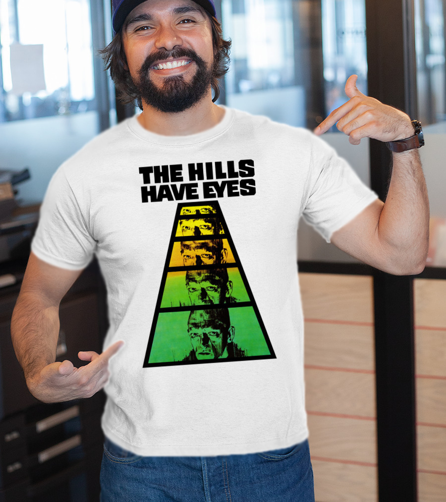 The Hills Have Eyes Retro 1977 Pyramid Faces T-Shirt
