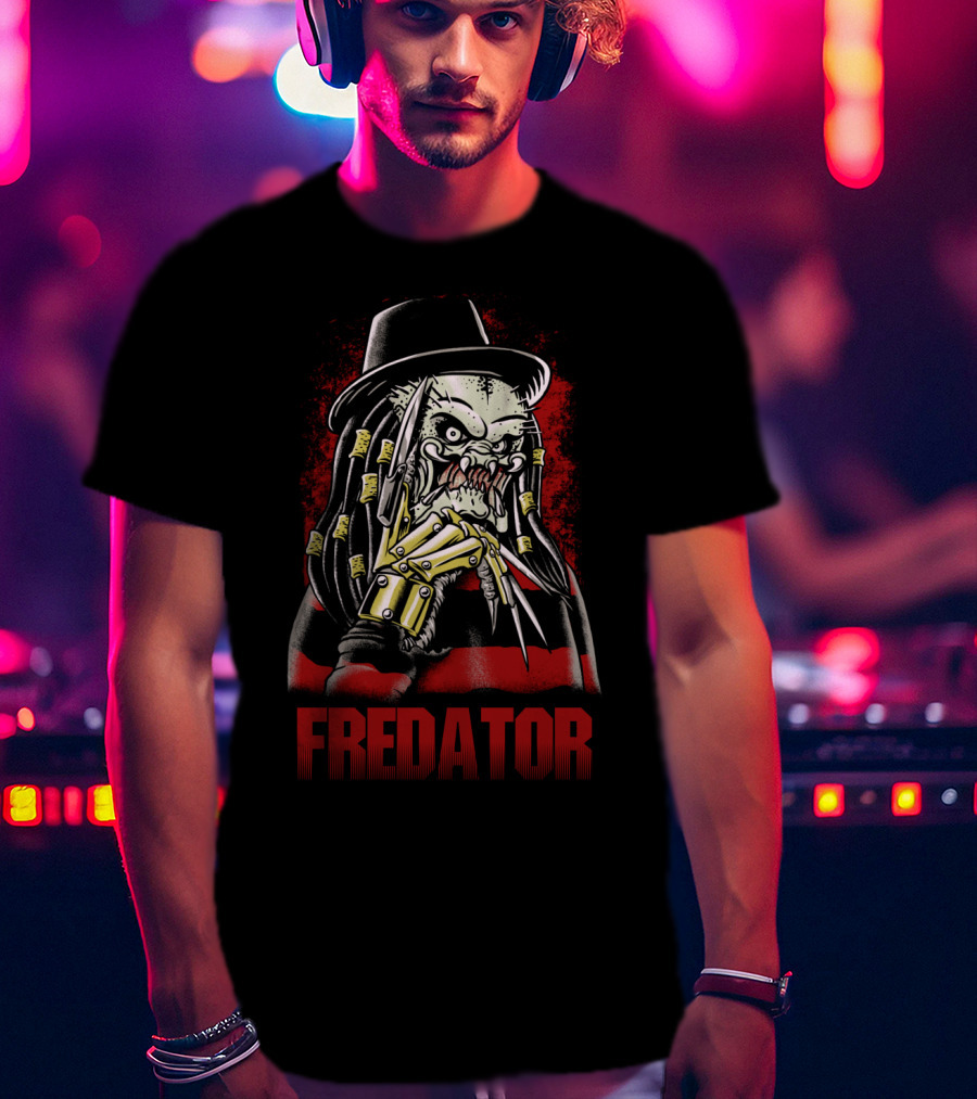 Freddy Krueger Predator Mashup FREDATOR T-Shirt