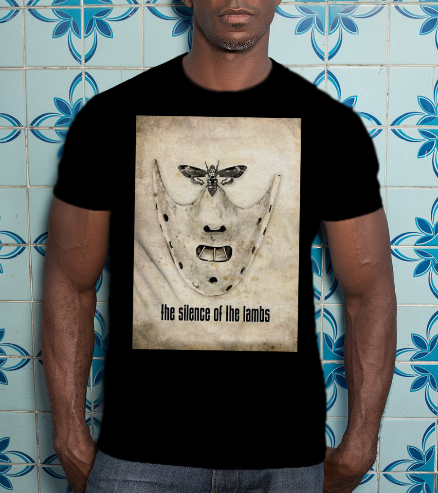 The Silence Of The Lambs Hannibal Lecter Mask With Death's-Head Hawkmoth T-Shirt