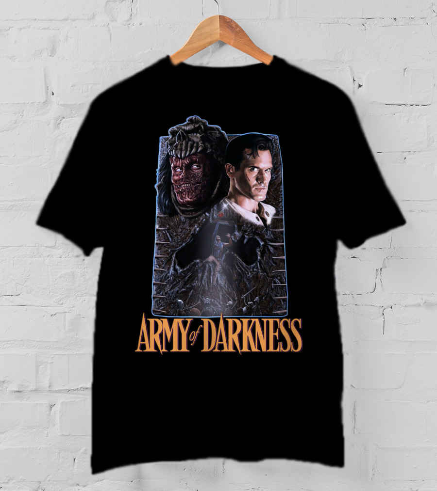 Army Of Darkness Heroic Battle Against Evil Forces T-Shirt