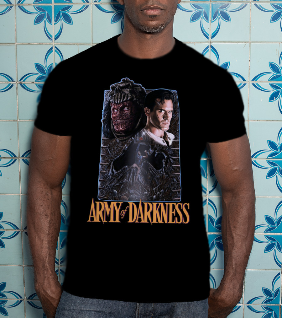 Army Of Darkness Heroic Battle Against Evil Forces T-Shirt