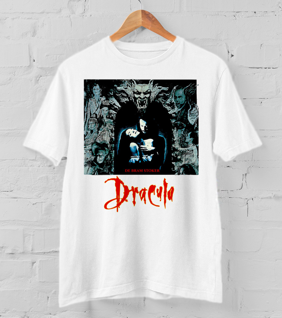 Dracula De Bram Stoker Vampire Collage 1992 T-Shirt