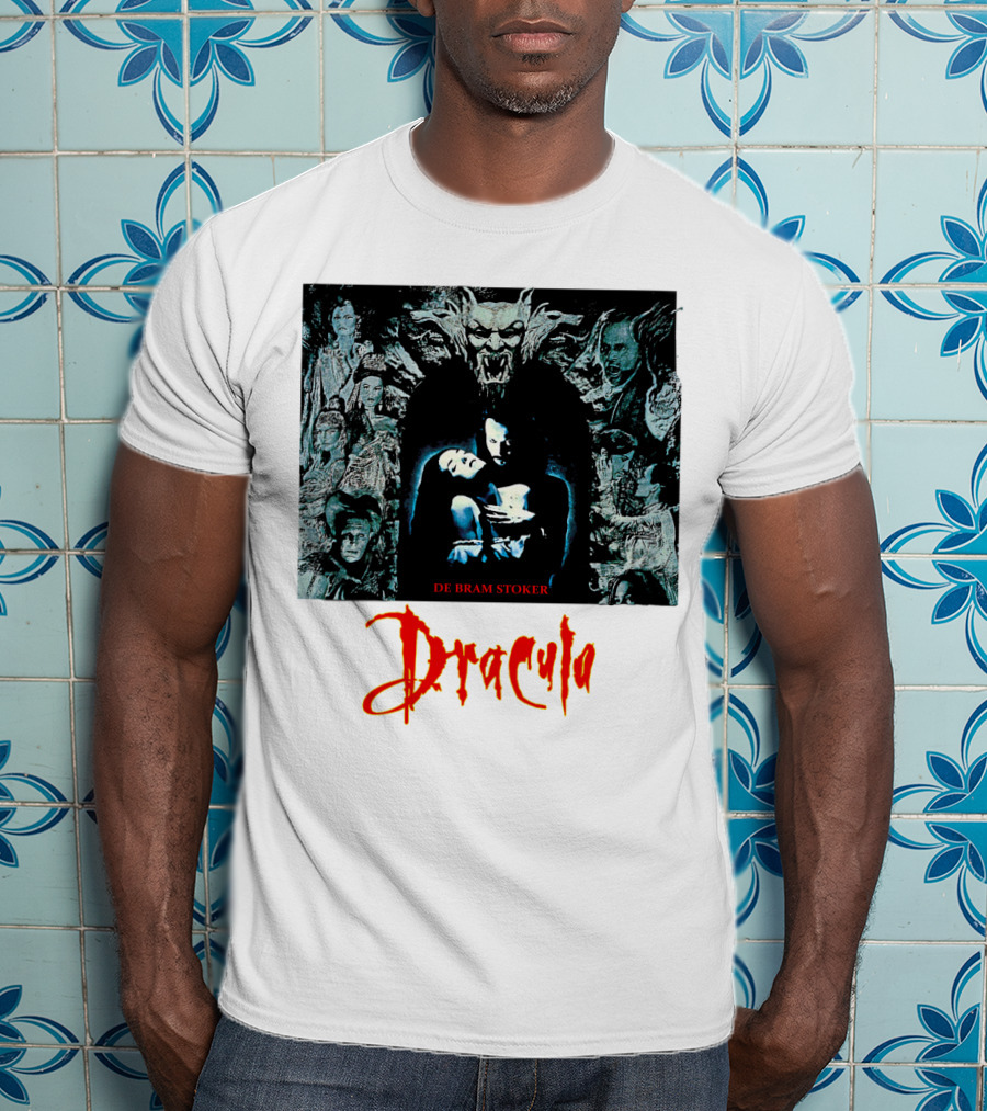 Dracula De Bram Stoker Vampire Collage 1992 T-Shirt
