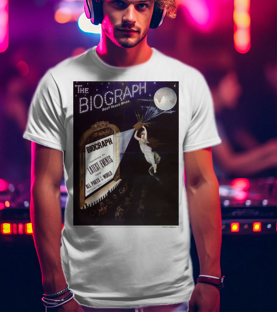 The Biograph 1910 Reg Trade Mark Biograph Presenting Latest Events From All Parts Of The World T-Shirt