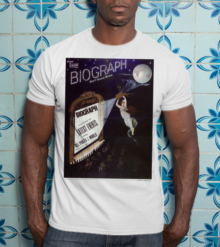 The Biograph 1910 Reg Trade Mark Biograph Presenting Latest Events From All Parts Of The World T-Shirt