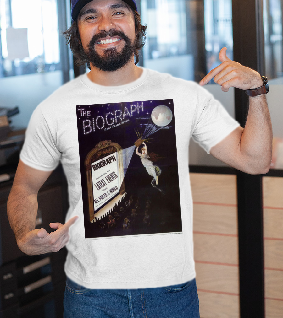 The Biograph 1910 Reg Trade Mark Biograph Presenting Latest Events From All Parts Of The World T-Shirt