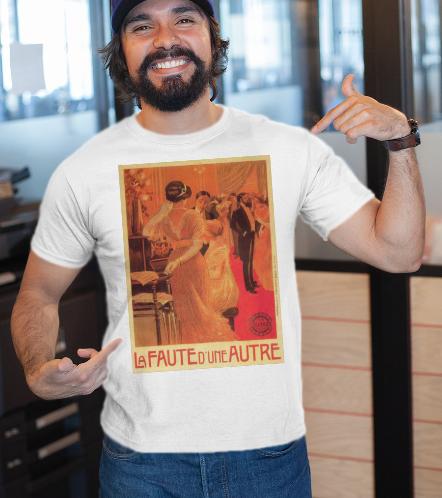 La Faute D'un Autre 1910 Elegant Ballroom Scene Bourgeois Society Vintage T-Shirt