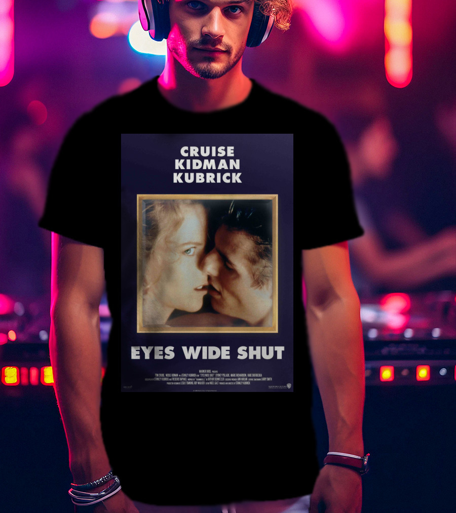 Cruise Kidman Kubrick Eyes Wide Shut 1999 Film T-Shirt