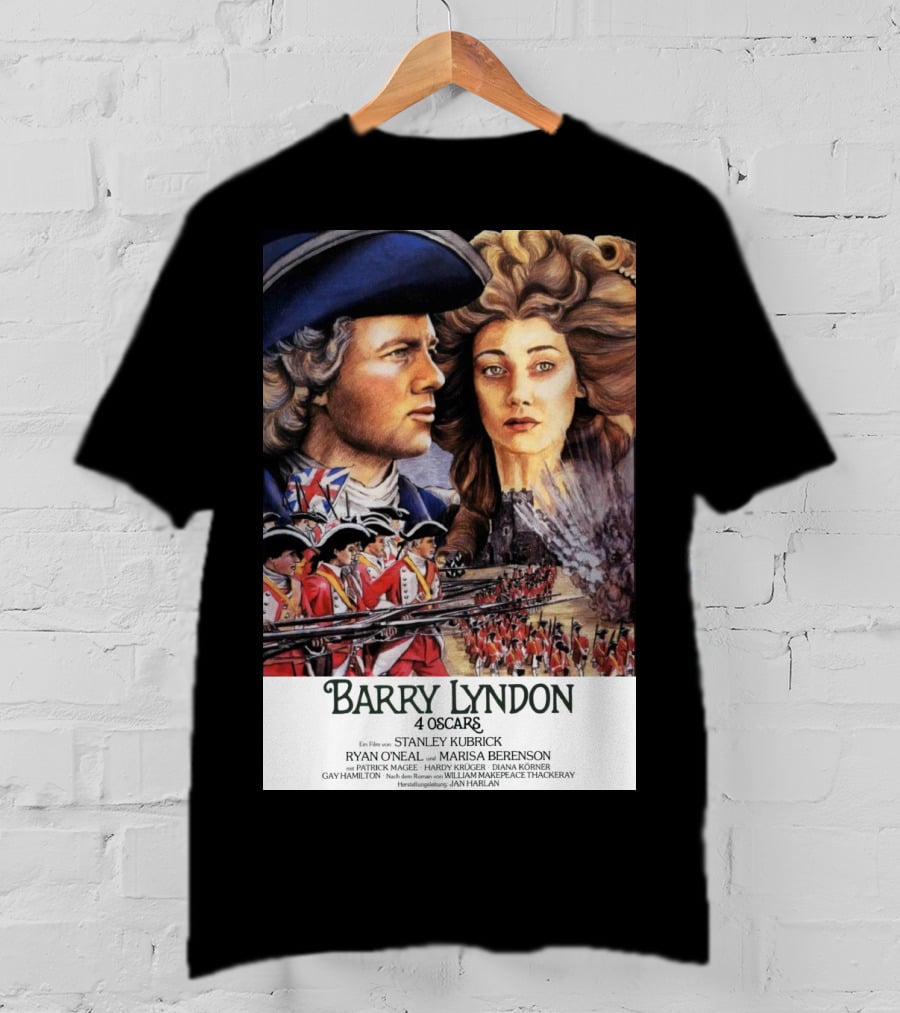 Barry Lyndon Stanley Kubrick 4 Oscars Ryan O'Neal Marisa Berenson T-Shirt