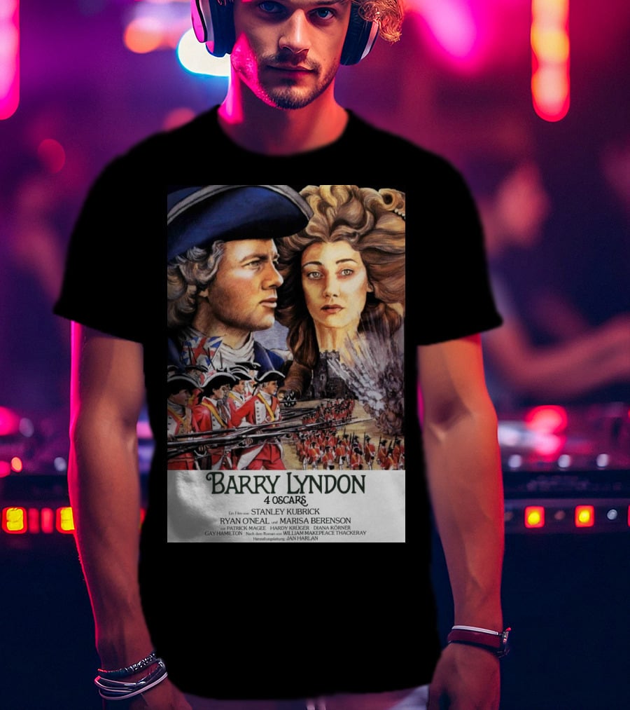 Barry Lyndon Stanley Kubrick 4 Oscars Ryan O'Neal Marisa Berenson T-Shirt