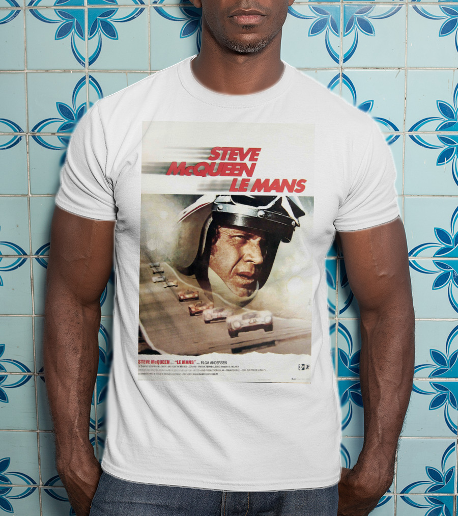 Steve McQueen Le Mans 1971 Racing Film T-Shirt