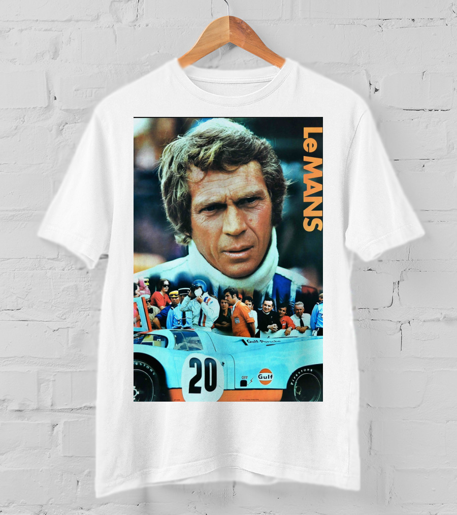 Le Mans 1971 Steve McQueen Gulf Racing 20 T-Shirt